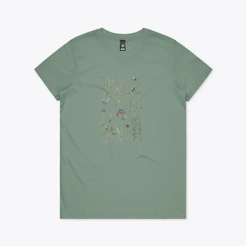 floral print tee